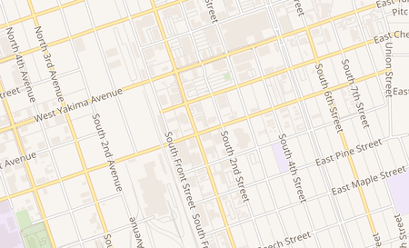 map of 129 S 1st Street Ste A Yakima, WA 98901