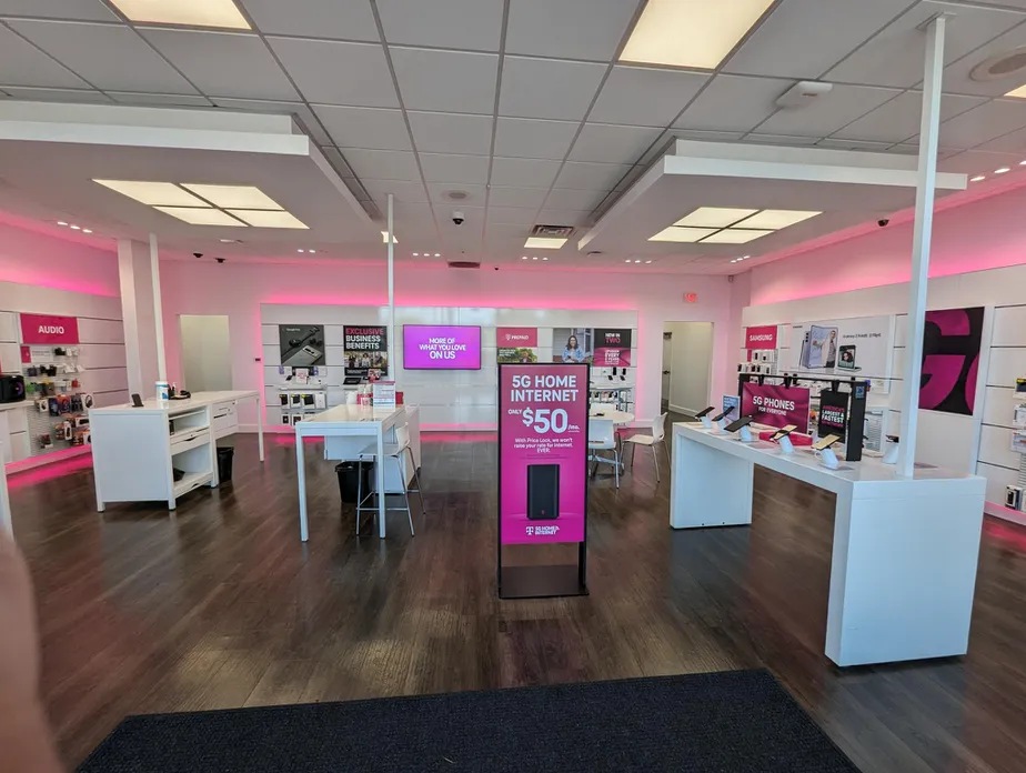 Interior photo of T-Mobile Store at The District, South Jordan, UT