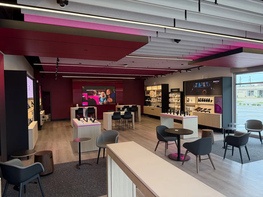  Interior photo of T-Mobile Store at Hwy 380 & Graves, Mckinney, TX 