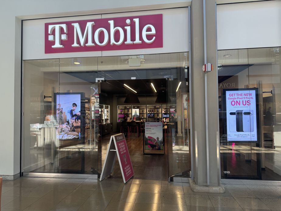 Exterior photo of T-Mobile Store at Columbia Mall, Columbia, MD