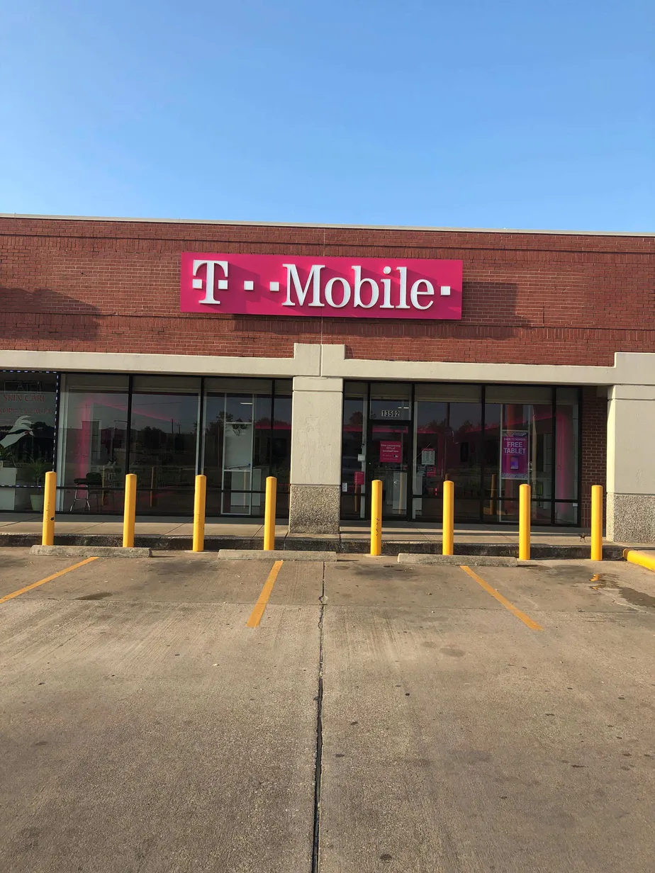 Exterior photo of T-Mobile store at I-10 & Market St Rd, Houston, TX