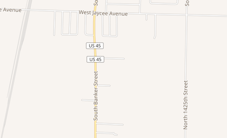 map of 201 Walk Ave Effingham, IL 62401