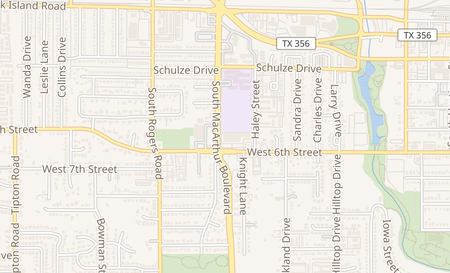 map of 502 S MacArthur Blvd Irving, TX 75060