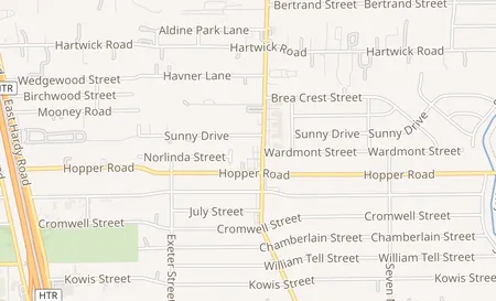 map of 11611 Aldine Westfield Rd Ste G Houston, TX 77093