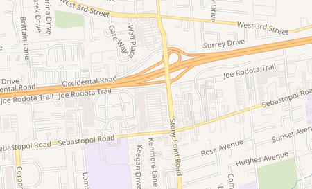 map of 58 E Washington St # D-4 Petaluma, CA 94952