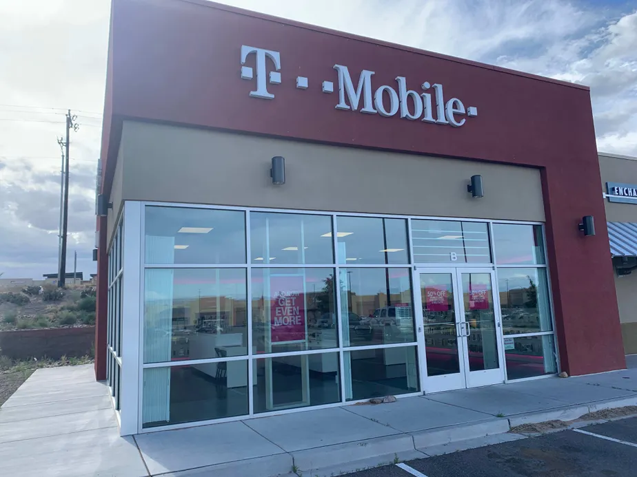 Exterior photo of T-Mobile store at Nm-528 & Montoya Rd, Bernalillo, NM