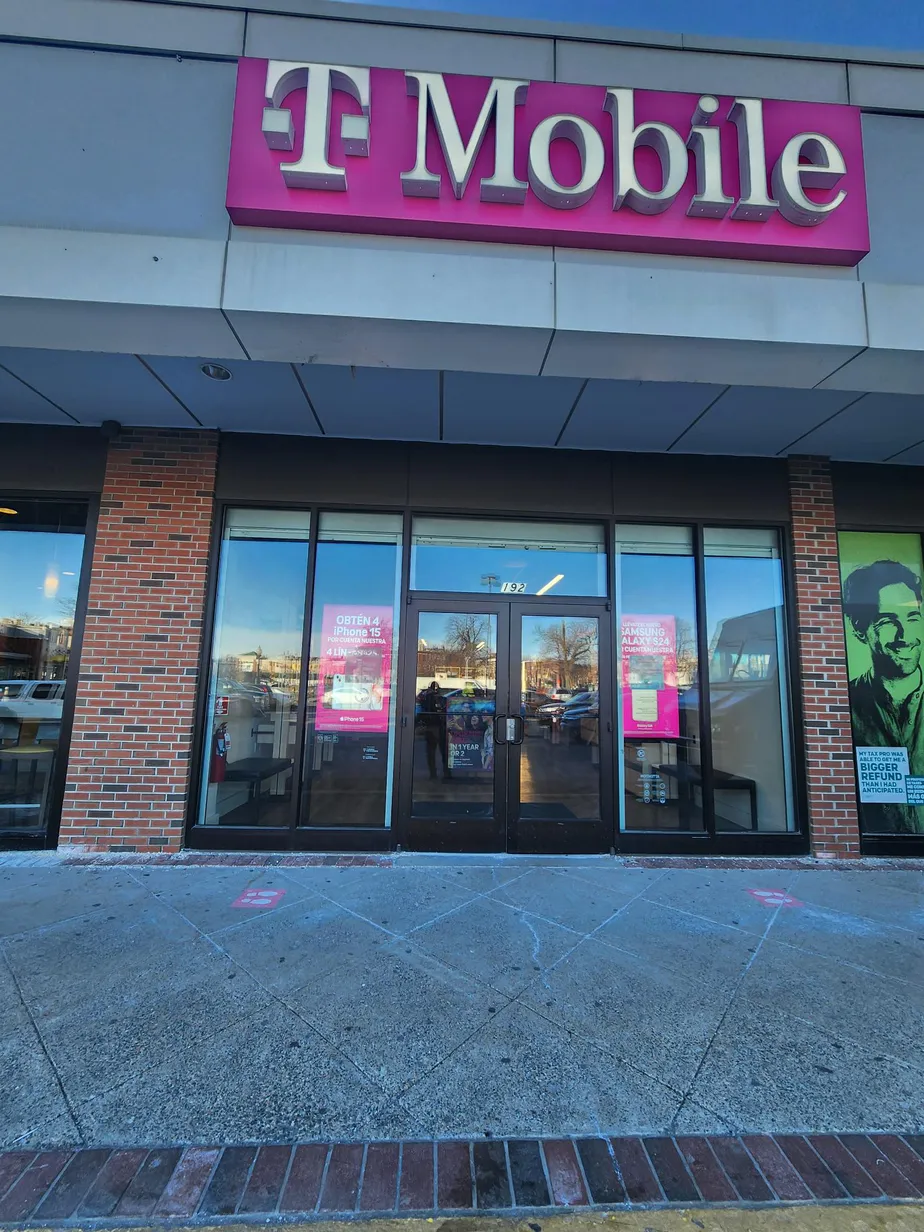  Exterior photo of T-Mobile Store at Border St & William C Kelly Sq, East Boston, MA 
