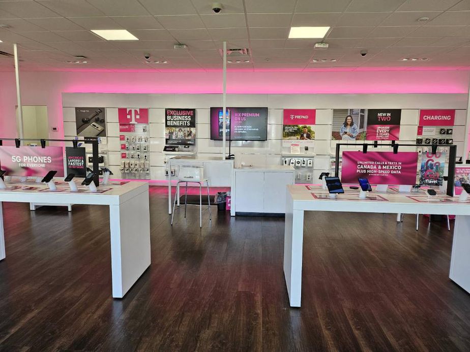 Interior photo of T-Mobile Store at Dixie Hwy at The Waterson, Louisville, KY