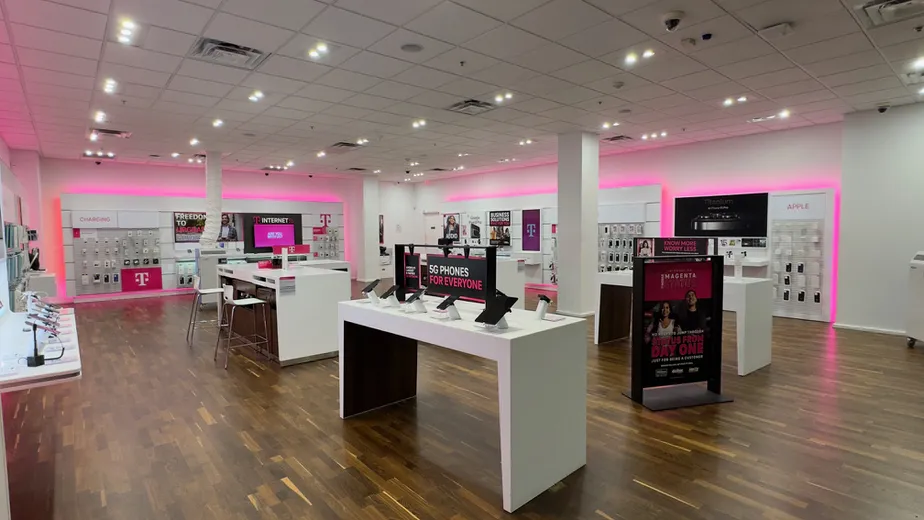  Interior photo of T-Mobile Store at Stoneridge Mall, Pleasanton, CA 