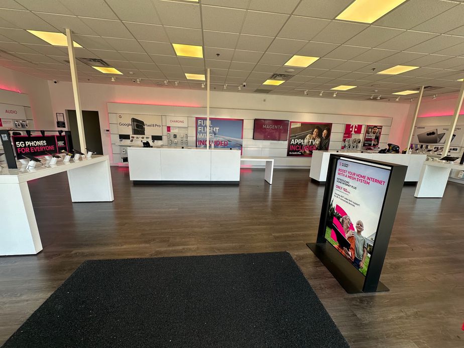 Interior photo of T-Mobile Store at Broadway Crossing, Methuen, MA