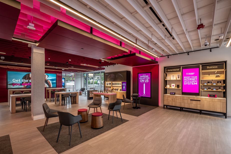 Interior photo of T-Mobile Store at Factoria & SE 36th St, Bellevue, WA
