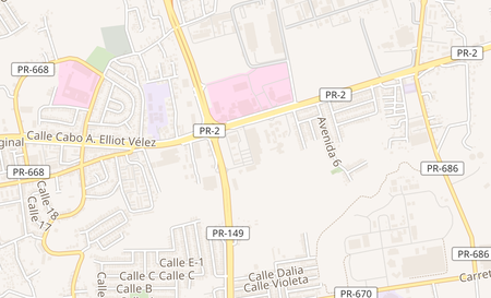 map of Manati Plaza Shopping Center 180 Manati, PR 00674