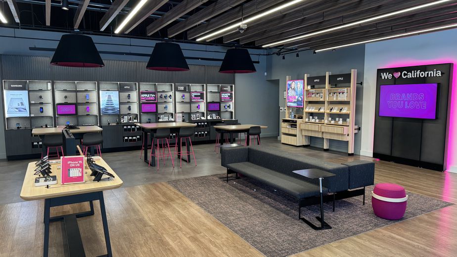 Interior photo of T-Mobile Store at Long Beach Town Center, Long Beach, CA