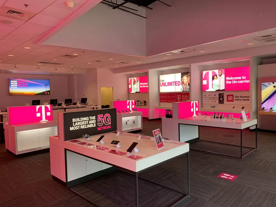 Interior photo of T-Mobile Store at Route 73 & W Main St, Marlton, NJ