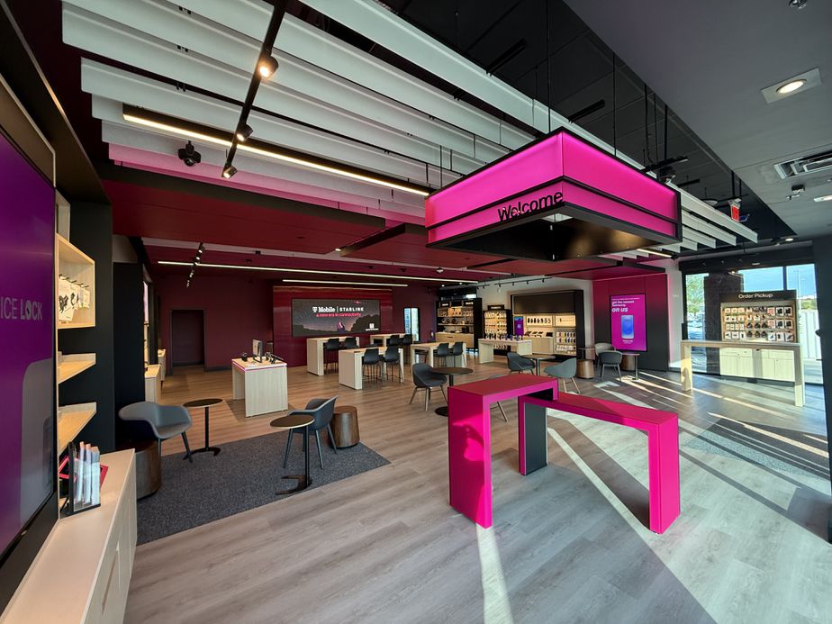 Interior photo of T-Mobile Store at W Debbie Ln & Hwy 287 N, Mansfield, TX
