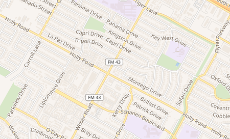 map of 5634 Weber Rd Ste C Corpus Christi, TX 78411