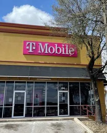 Exterior photo of T-Mobile store at San Pedro Ave & Embassy Oaks, San Antonio, TX
