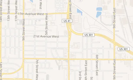 map of 2114 1st Street Bradenton, FL 34208