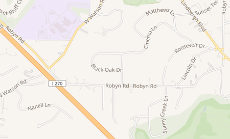 map of 79 N Oaks Plz Saint Louis, MO 63121