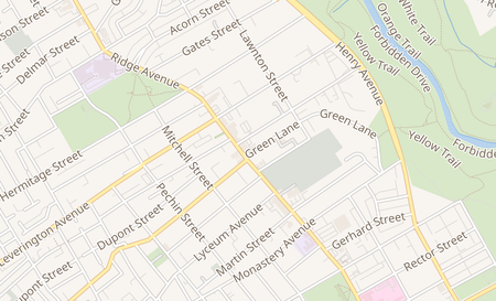 map of 6125 Ridge Ave Philadelphia, PA 19128