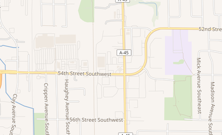 map of 71 54th St SW Wyoming, MI 49548