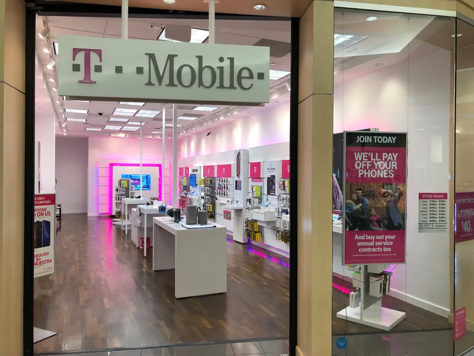  Exterior photo of T-Mobile Store at Fair Oaks Mall, Fairfax, VA 