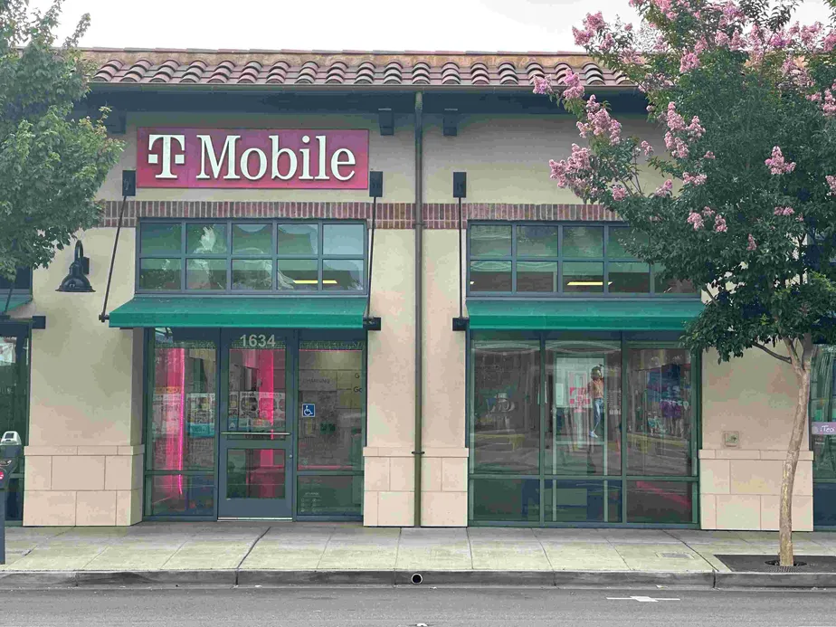  Exterior photo of T-Mobile Store at Park St & Pacific Ave, Alameda, CA 