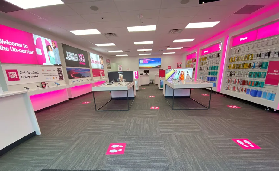 Interior photo of T-Mobile Store at Townpark Ln NW & Townpark Way, Kennesaw, GA