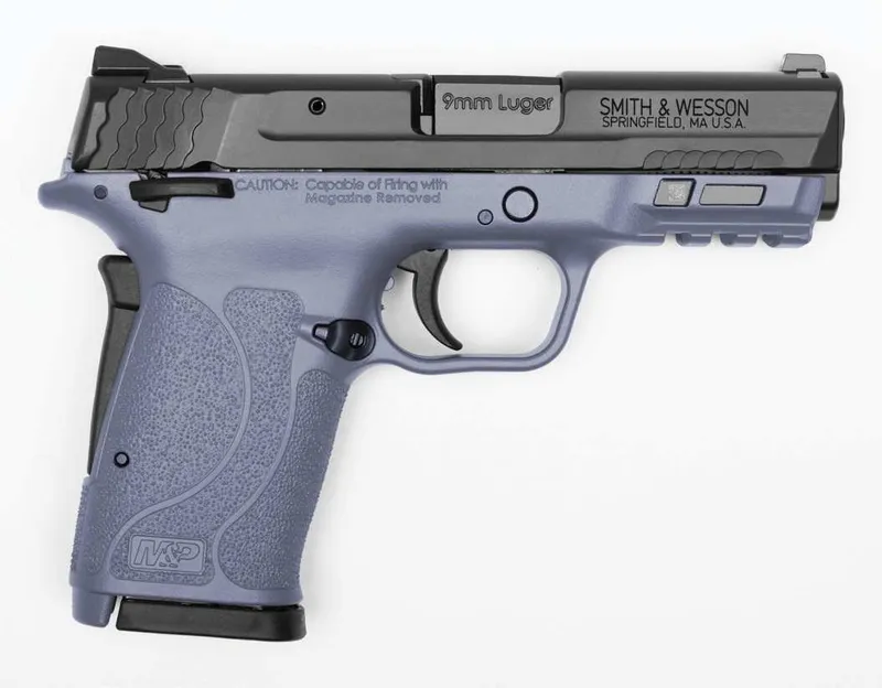 Smith & Wesson M&P9 M2.0 Shield EZ 9mm Pistol 13329, Orchid/Black 8rd 3.675" - Smith & Wesson