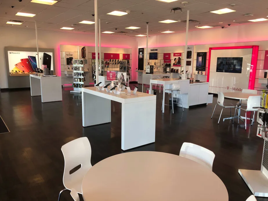 Interior photo of T-Mobile Store at Okeechobee Blvd & Frank St, West Palm Beach, FL
