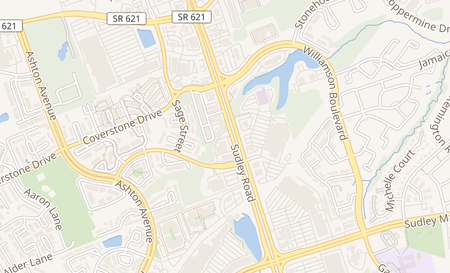 map of 7410 Sudley Rd Manassas, VA 20109