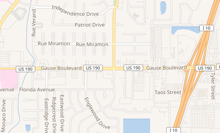 map of 1480-A Gause Blvd Slidell, LA 70458