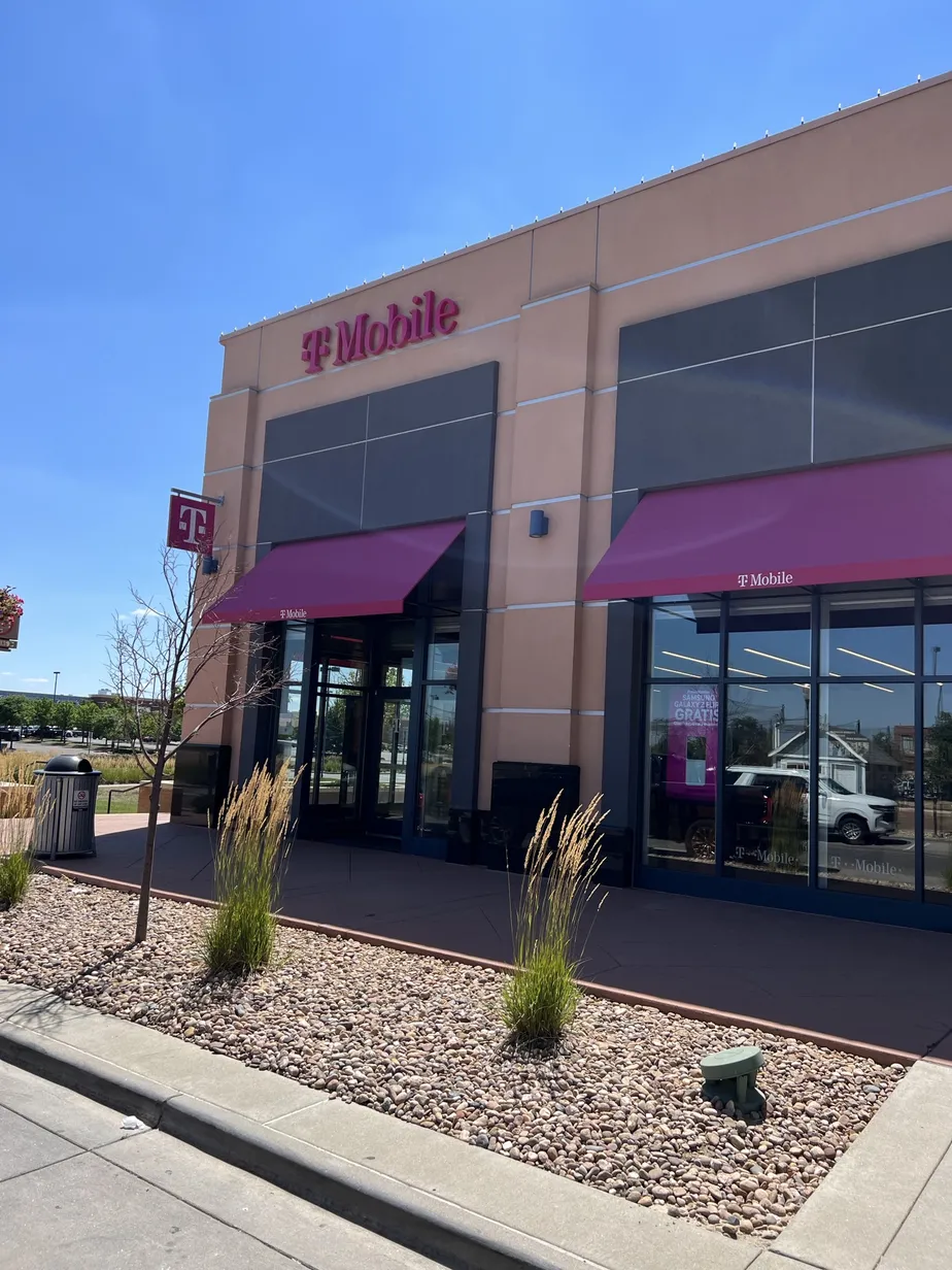 Exterior photo of T-Mobile Store at The Shops at Northfield, Denver, CO