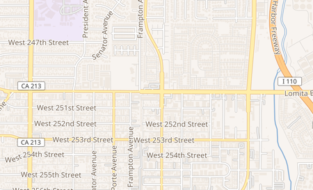 map of 1206 Lomita Blvd Ste 5 Harbor City, CA 90710