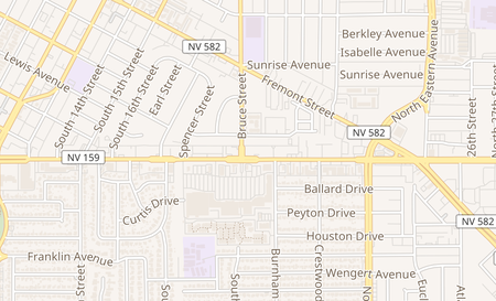 map of 2004 East Charleston Boulevard Las Vegas, NV 89104