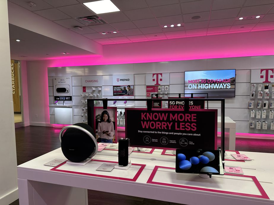 Interior photo of T-Mobile Store at Fashion District Philadelphia, Philadelphia, PA