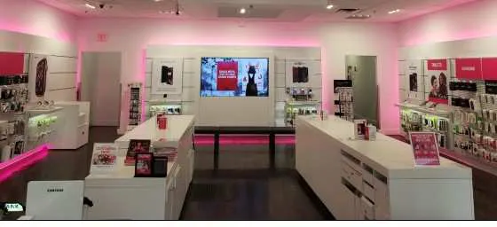 Interior photo of T-Mobile Store at Wilshire Blvd & Vermont, Los Angeles, CA