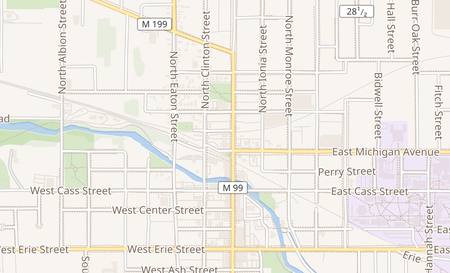 map of 309 N Superior St Albion, MI 49224