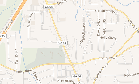 map of 4140 Jonesboro Rd Ste 500D Ste. A7 Forest Park, GA 30297
