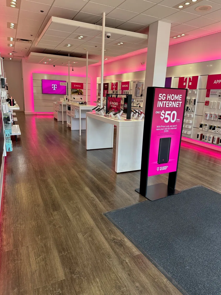 Interior photo of T-Mobile Store at Shops At La Cantera, San Antonio, TX