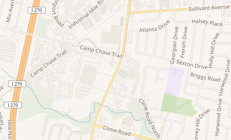 map of 755 Georgesville Rd. Columbus, OH 43228