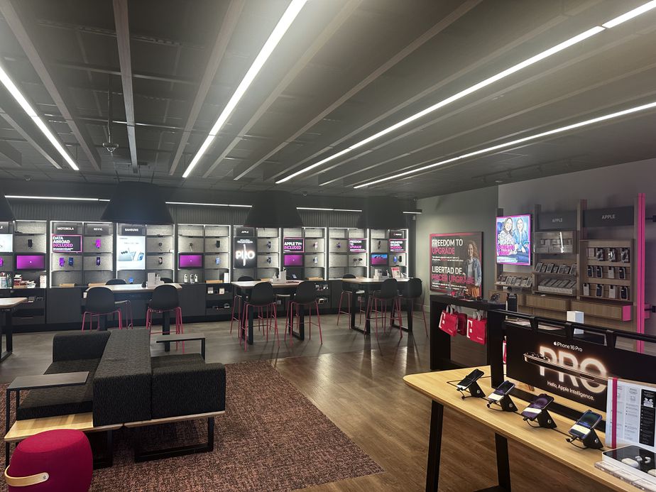 Interior photo of T-Mobile Store at Myers Park, Charlotte, NC