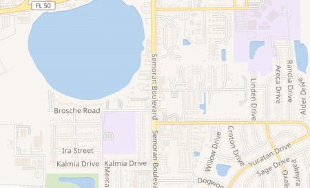 map of 490 N Semoran Blvd Orlando, FL 32807
