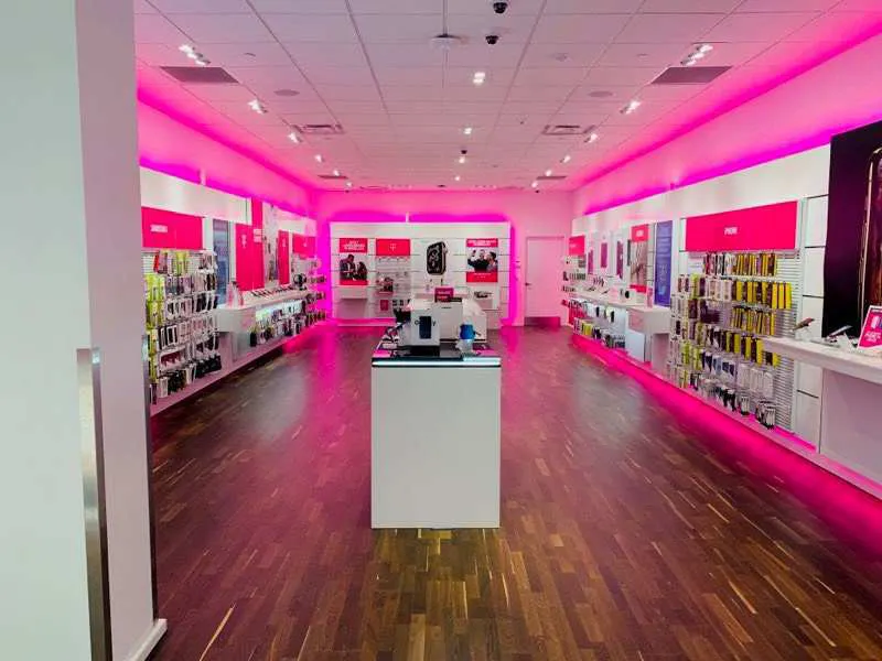 Interior photo of T-Mobile Store at Cross Creek Mall 7, Fayetteville, NC