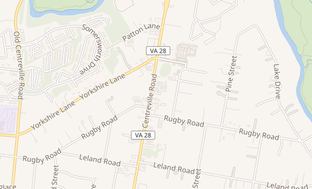 map of 7581 Centreville Rd Manassas, VA 20111