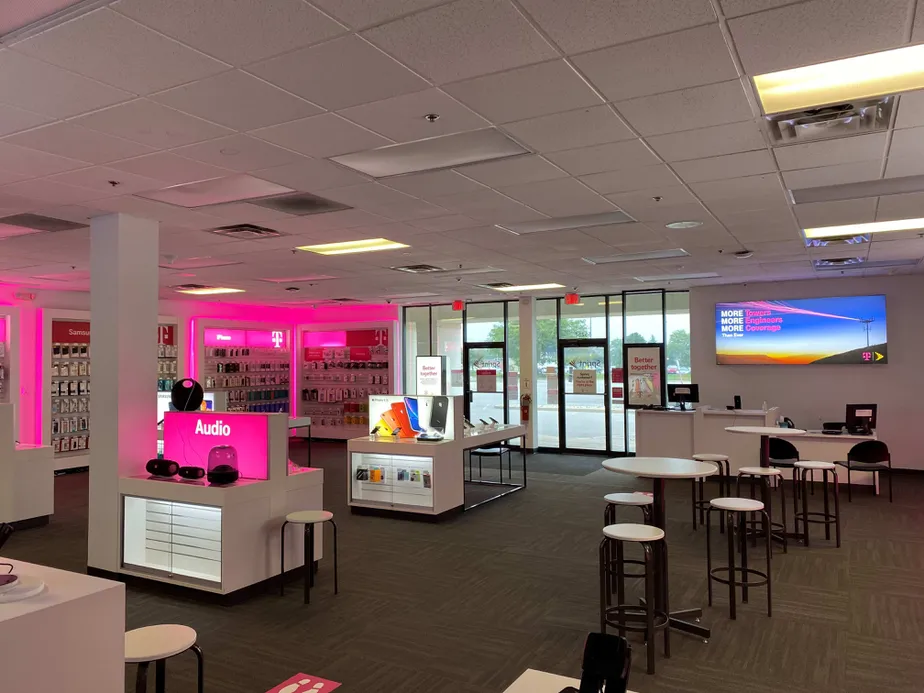 Interior photo of T-Mobile Store at Coldwater Rd & Coldwater Xing, Fort Wayne, IN