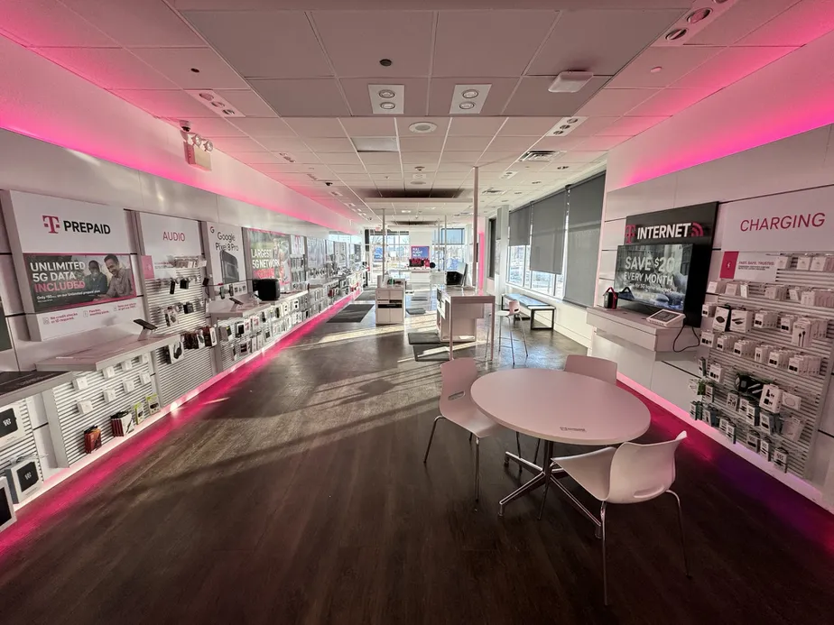  Interior photo of T-Mobile Store at Trainers Corner, Quakertown, PA 