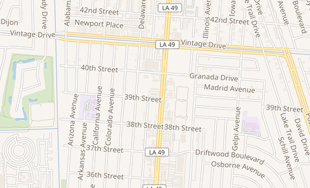 map of 3901 Williams Blvd. #3 #3 Kenner, LA 70065