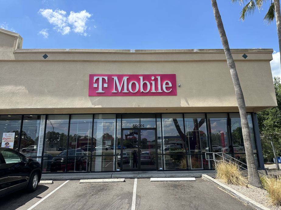 Exterior photo of T-Mobile Store at Fowler Ave & 50th St, Tampa, FL