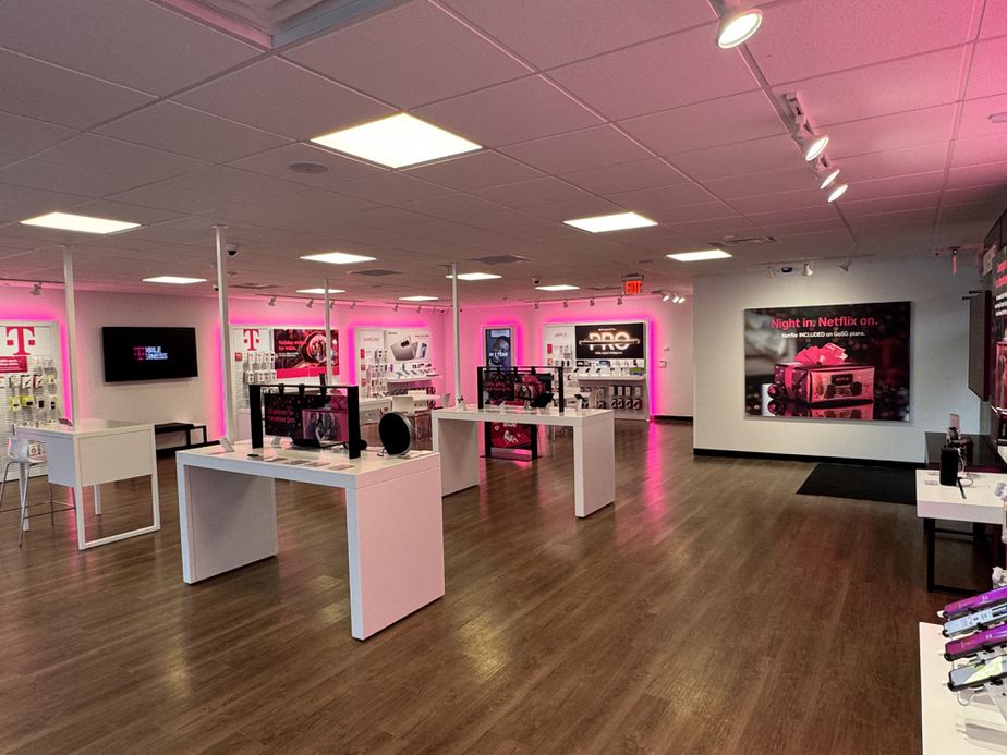 Interior photo of T-Mobile Store at Liberty & McFarland, York, SC